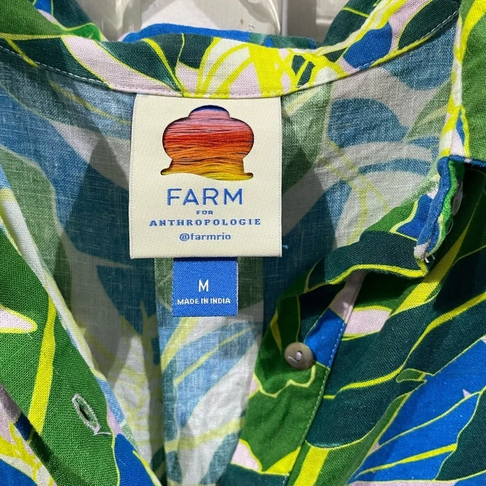 Farm for Anthropologie women’s linen button up